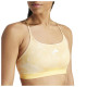 Adidas Γυναικείο μπουστάκι Aeroreact Training Essentials Tie-Dye Flower-Print Bra